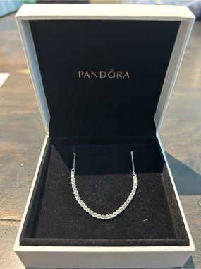 Pandora Sparkling Slider Tennis Bracelet